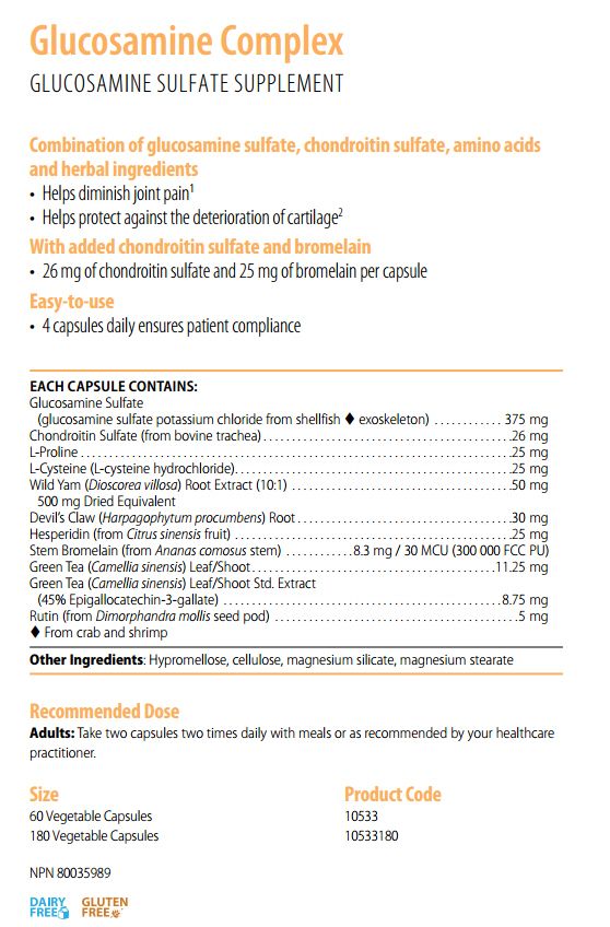 Glucosamine Complex 60caps by Genestra